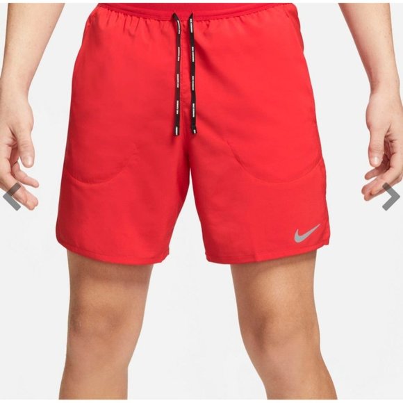 Nike Flex Stride Short 7" Standard Fit - University Red - Reflective Silver-Sz L - Picture 1 of 12